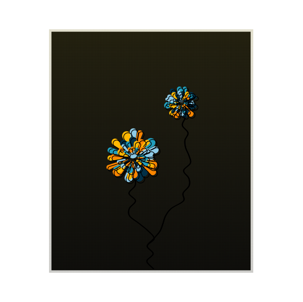 五彩向日葵 colorful sunflowers #4 static token preview