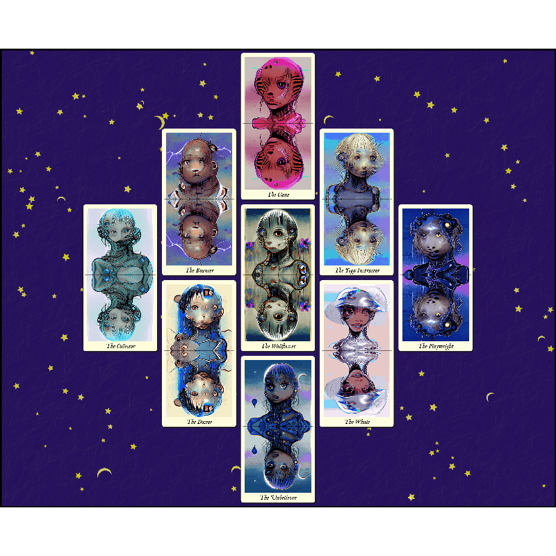 Reflexions - the fxhash tarot #12 static token preview