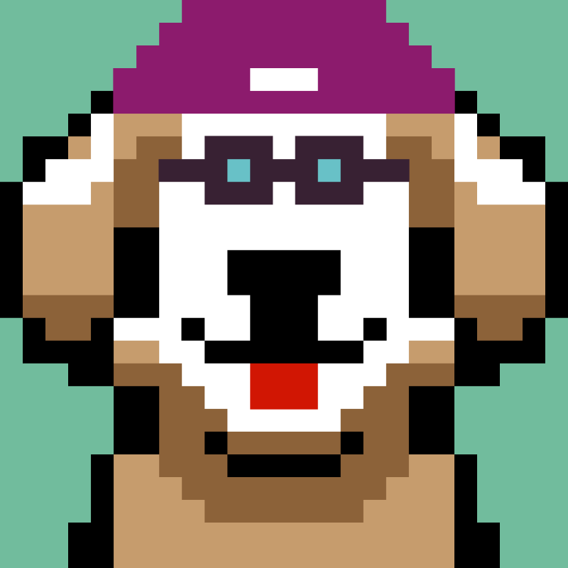 Pixel Dog #12 static token preview