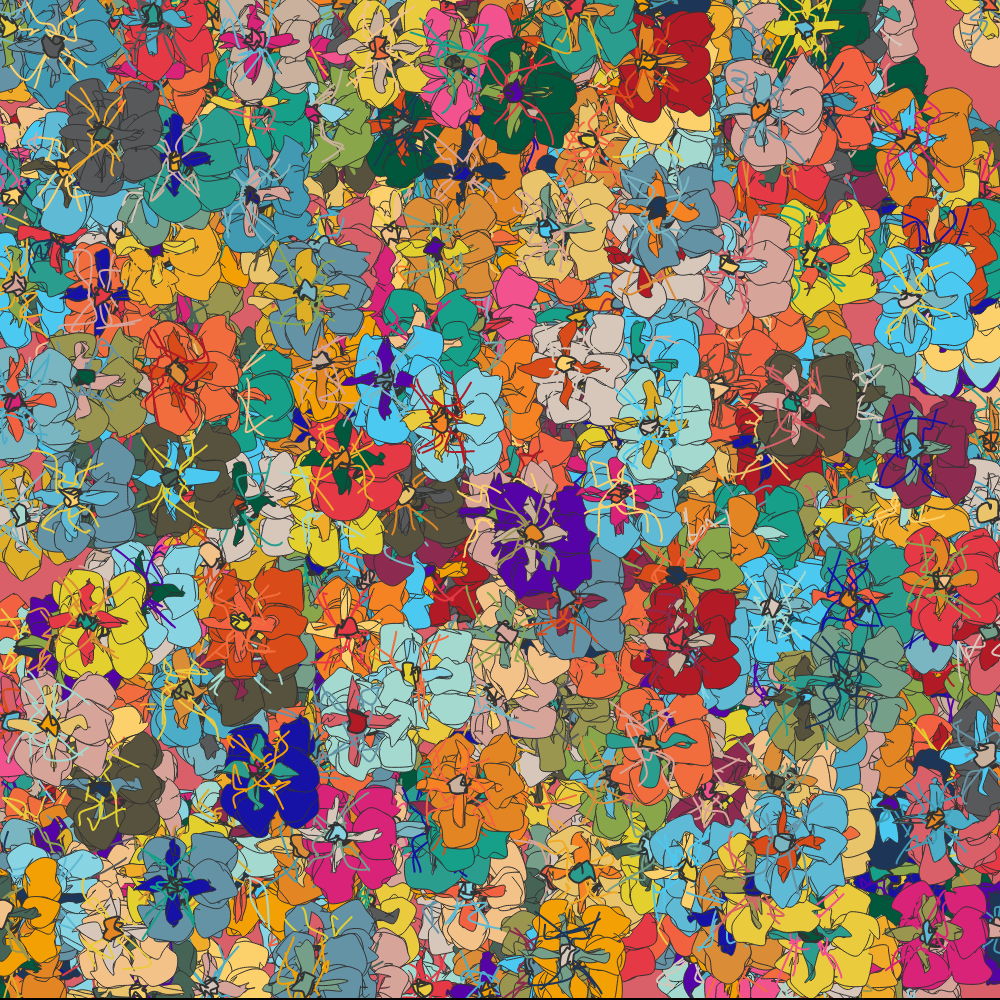 Floral Cacophony #7 static token preview