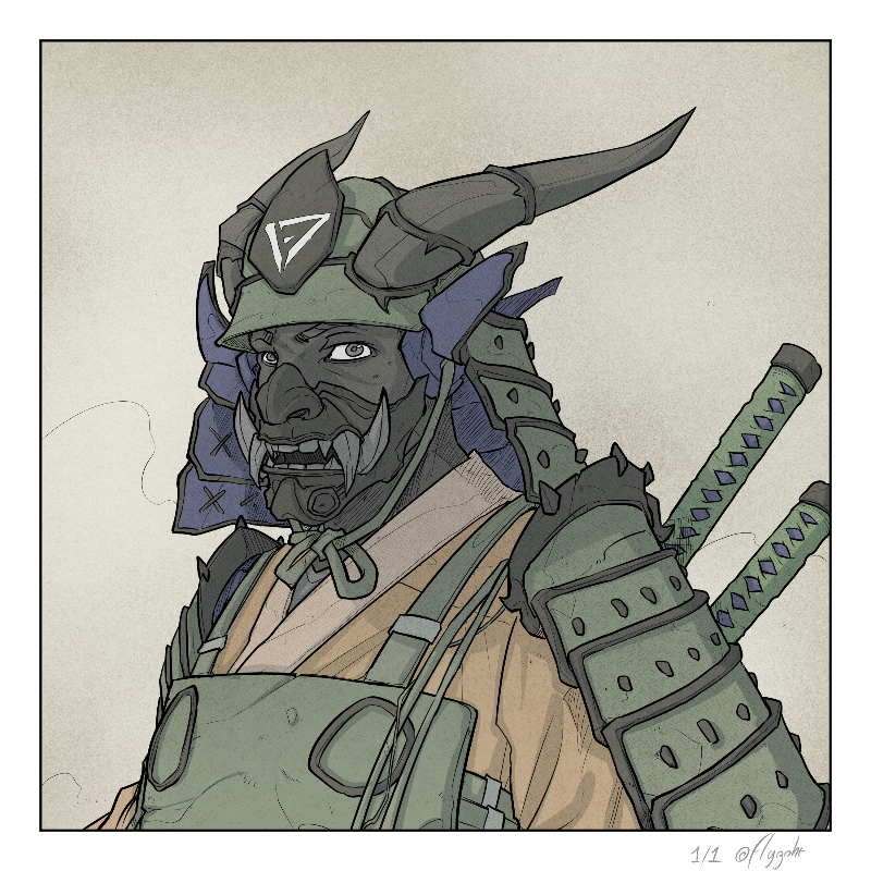 侍 (SAMURAI) #17 static token preview