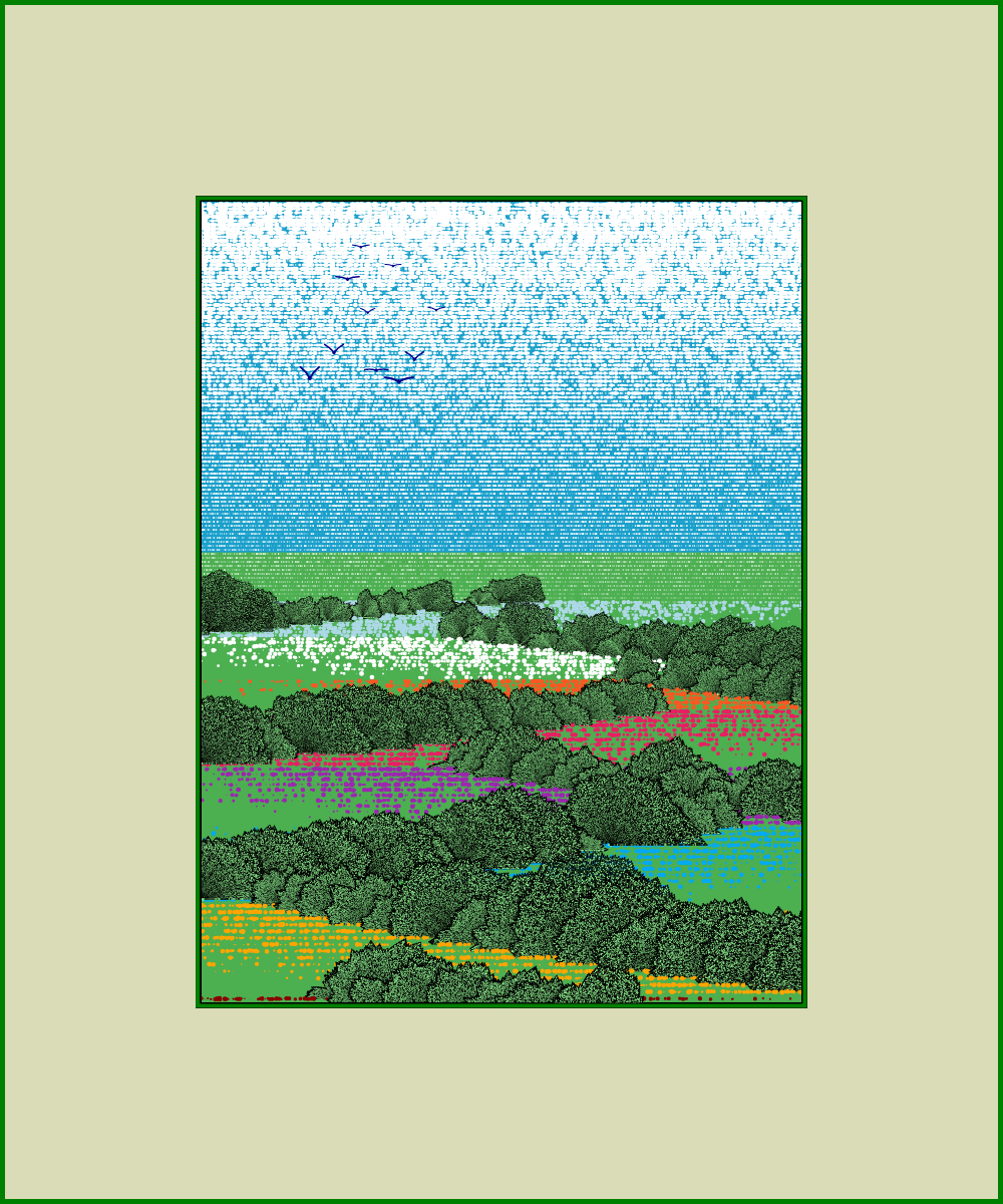 Fields of flowers #18 static token preview