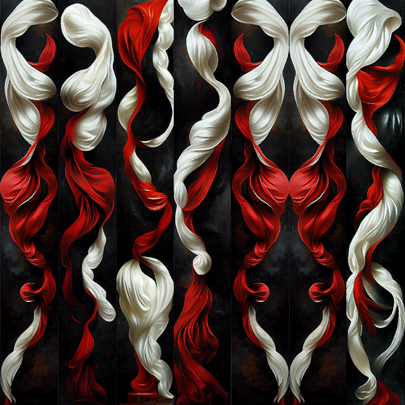 AI Red Hair #8 static token preview