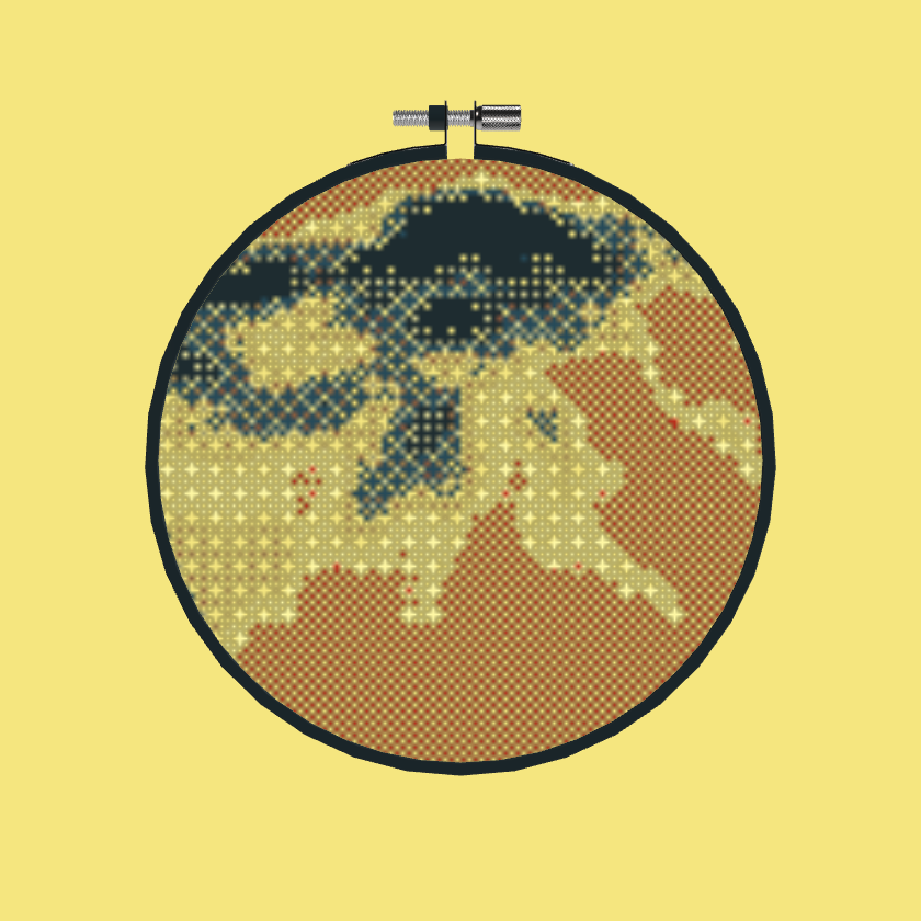 Brownian Stitch #16 static token preview