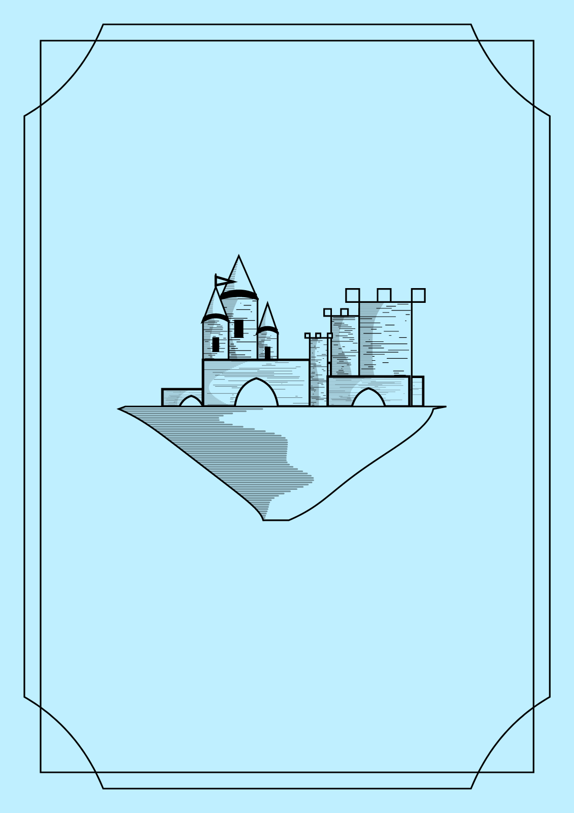 Minimalist Castle #16 static token preview
