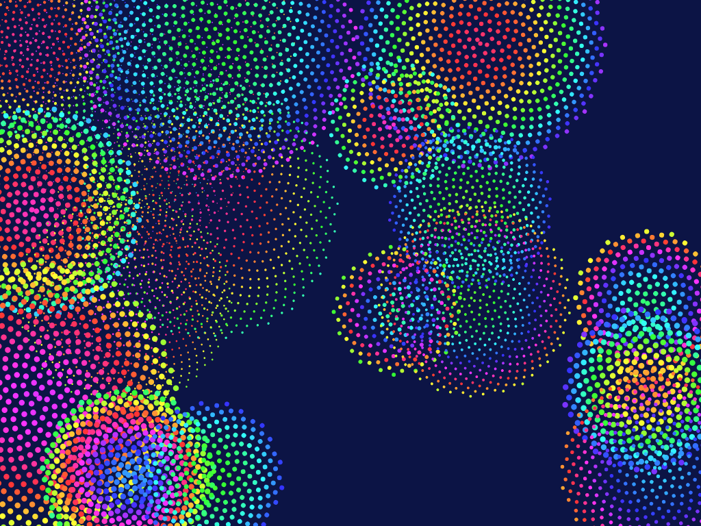 Phyllotactic Fireworks #4 static token preview