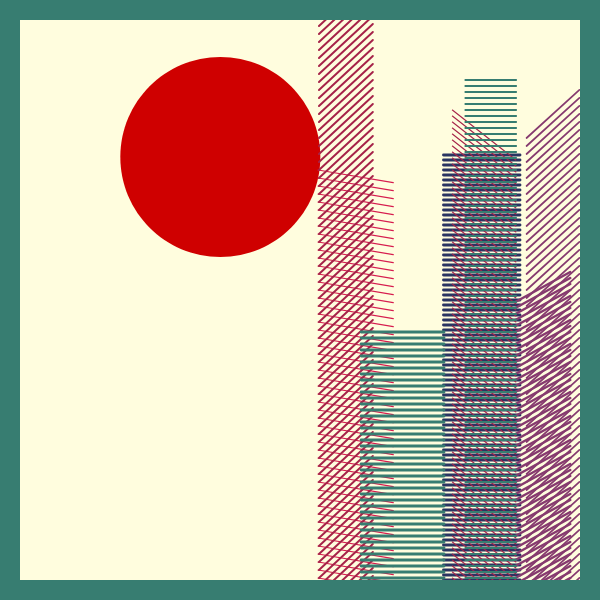 Abstract city #7 static token preview