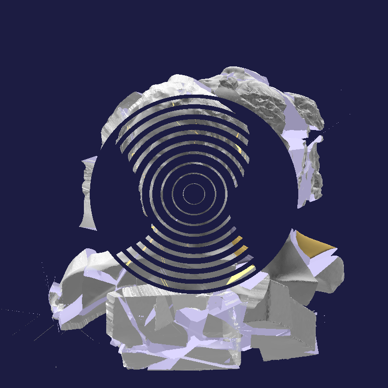 Exploding headz #24 static token preview