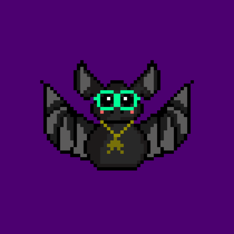 Generative Pixie Bat #4 static token preview