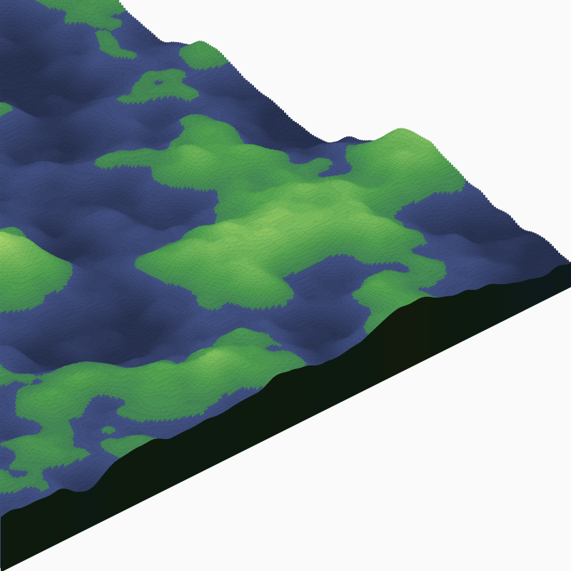 Tiny mountains #2 static token preview