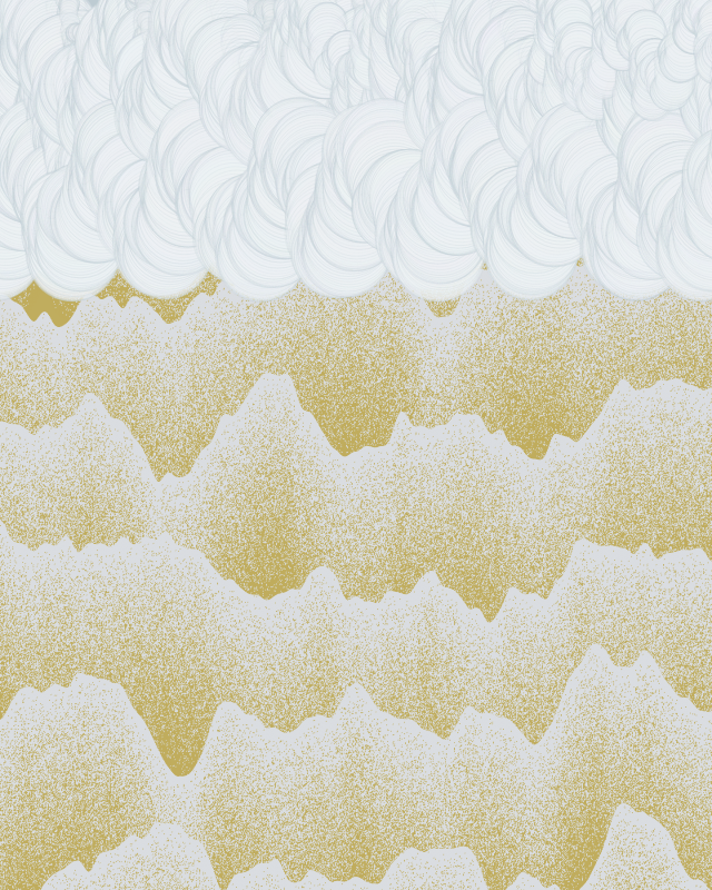 Clouds over the Mountains #6 static token preview