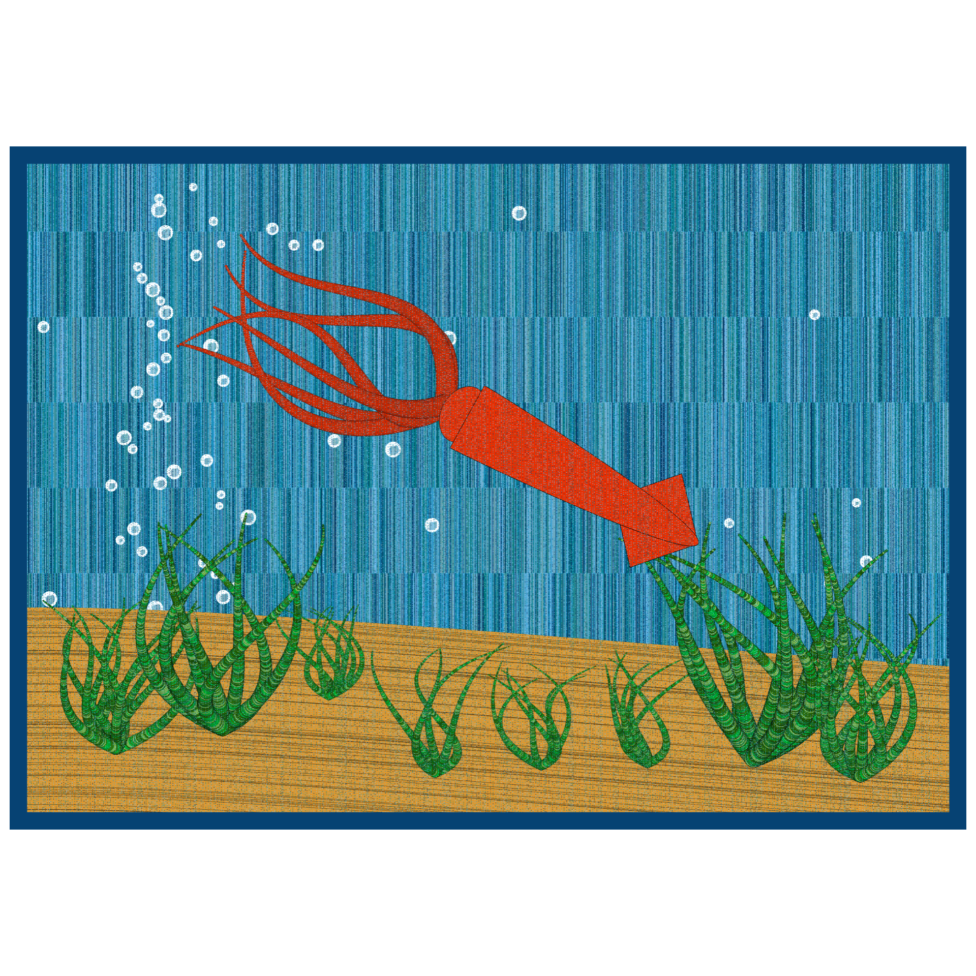 Bézier Aquarium 🦑 #10 static token preview