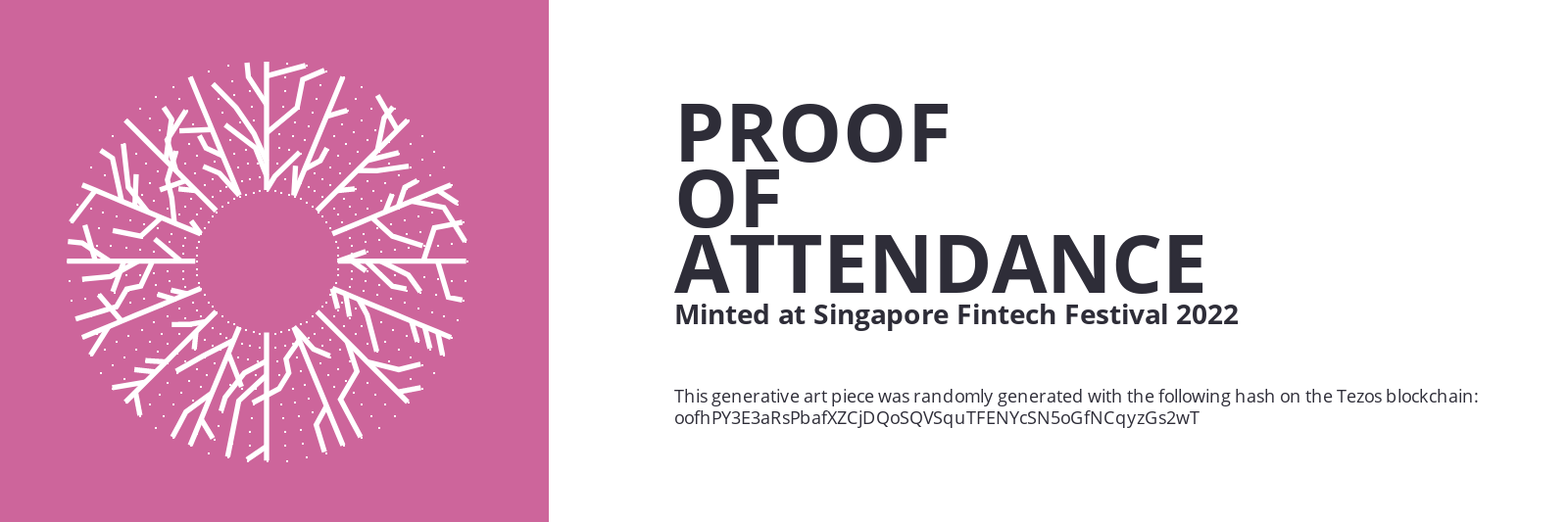 SFF2022 Proof of Attendance Token #1472 static token preview