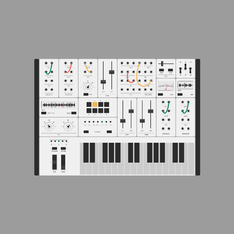 Modular synthesizer #4 static token preview