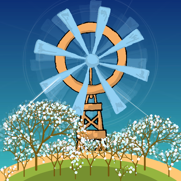 Tree Desiring Calm but Wind Restless #8 static token preview