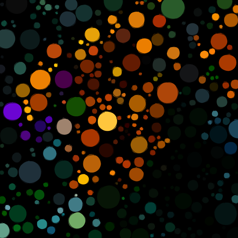 roughly packed flowers #10 static token preview