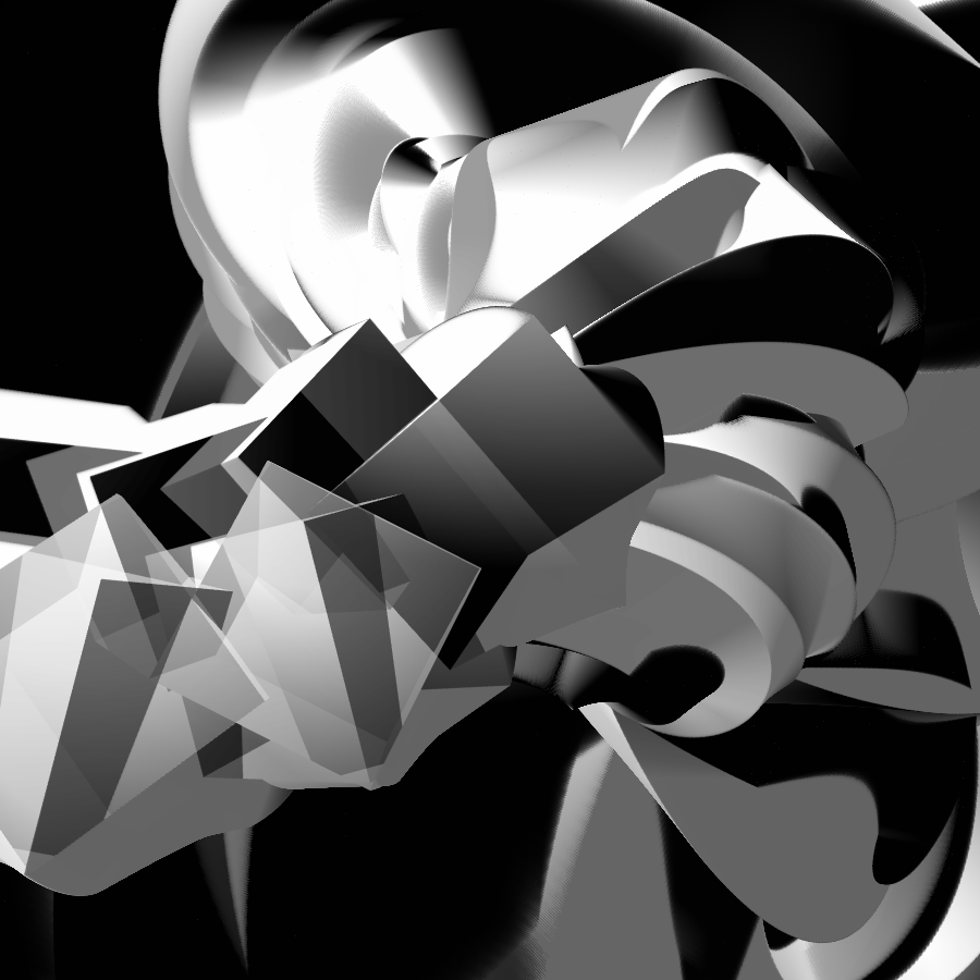 Transparent Evolving Sculpture #14 static token preview