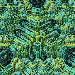 Colorful cubic sponge forms #22 static token preview