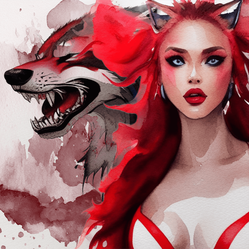 Red Wolf #4 static token preview