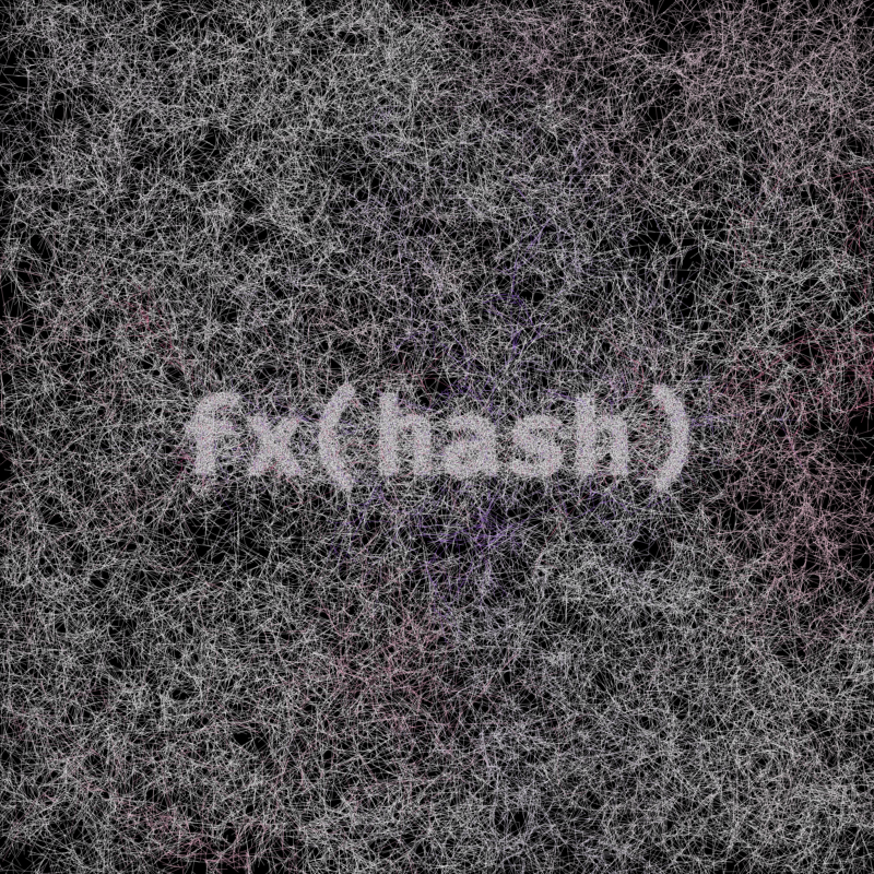 FXHASH Generative Logo #18 static token preview