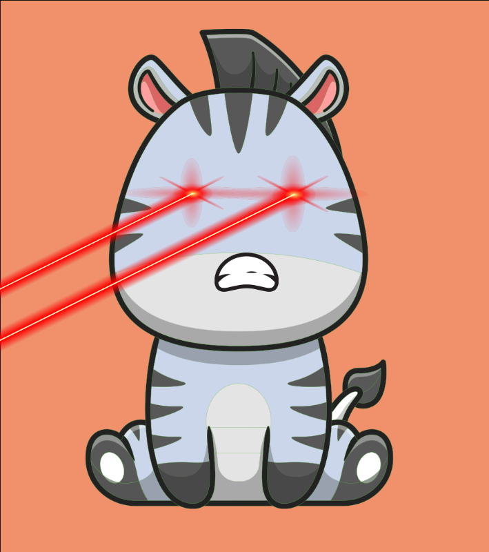 Baby Zebra Gang #6 static token preview