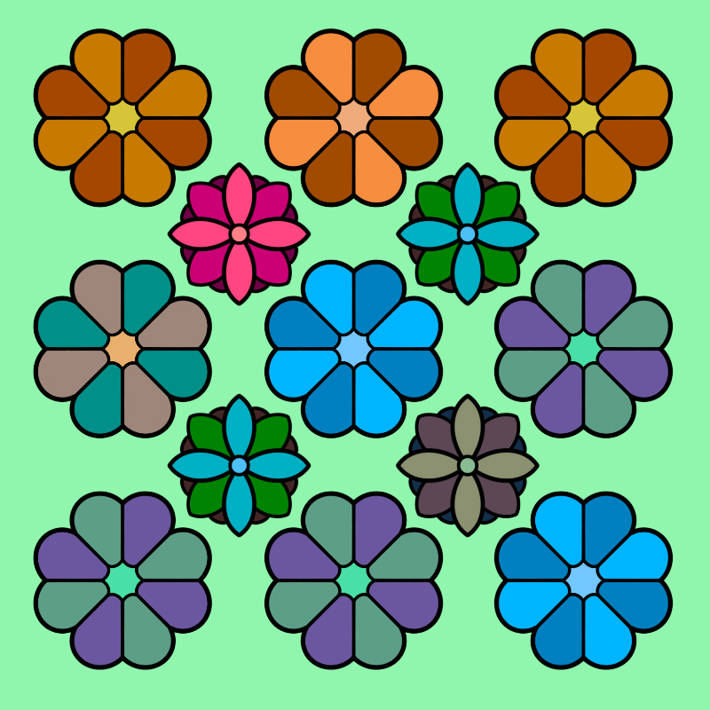 Just Flowers and Colors... #7 static token preview
