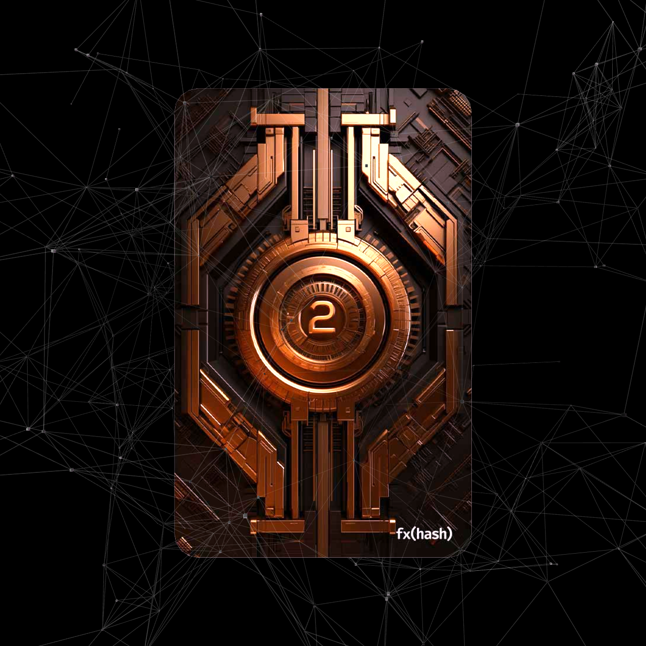 FXHash 2.0 Card #12 static token preview