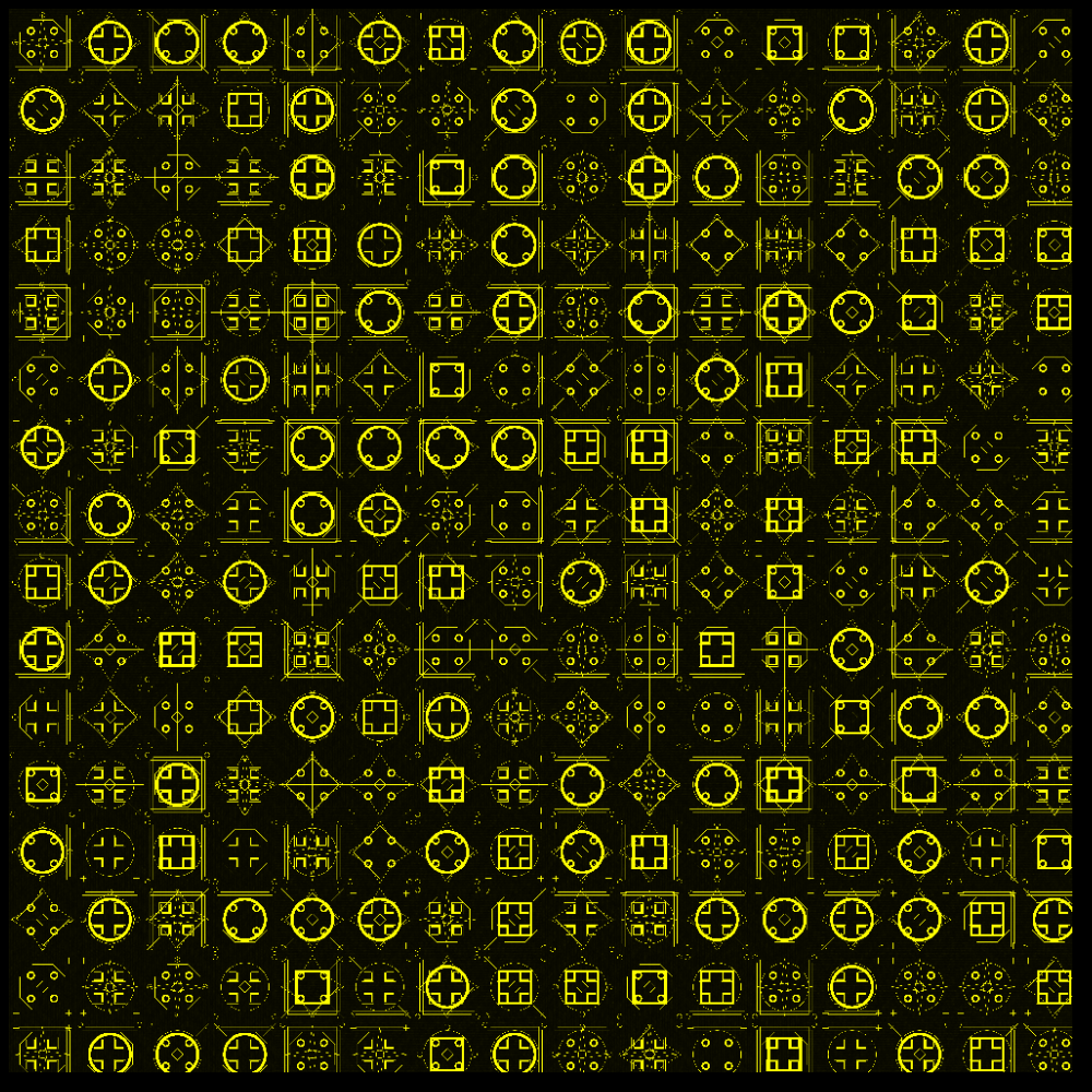 colorized_geometric_pattern #3 static token preview