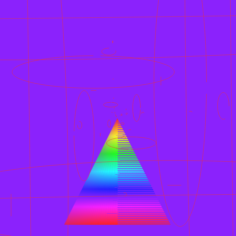 Fibonacci Rainbow Spirals v2.1 var5 #3 static token preview