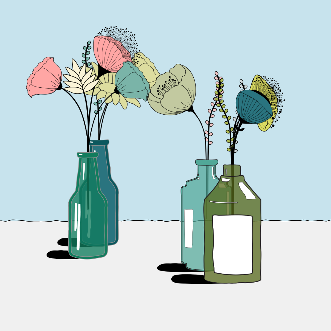 Flowers & Bottle #20 static token preview