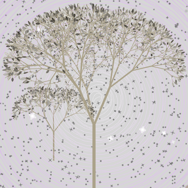 Tree in the Blizzard 雪中樹 #6 static token preview