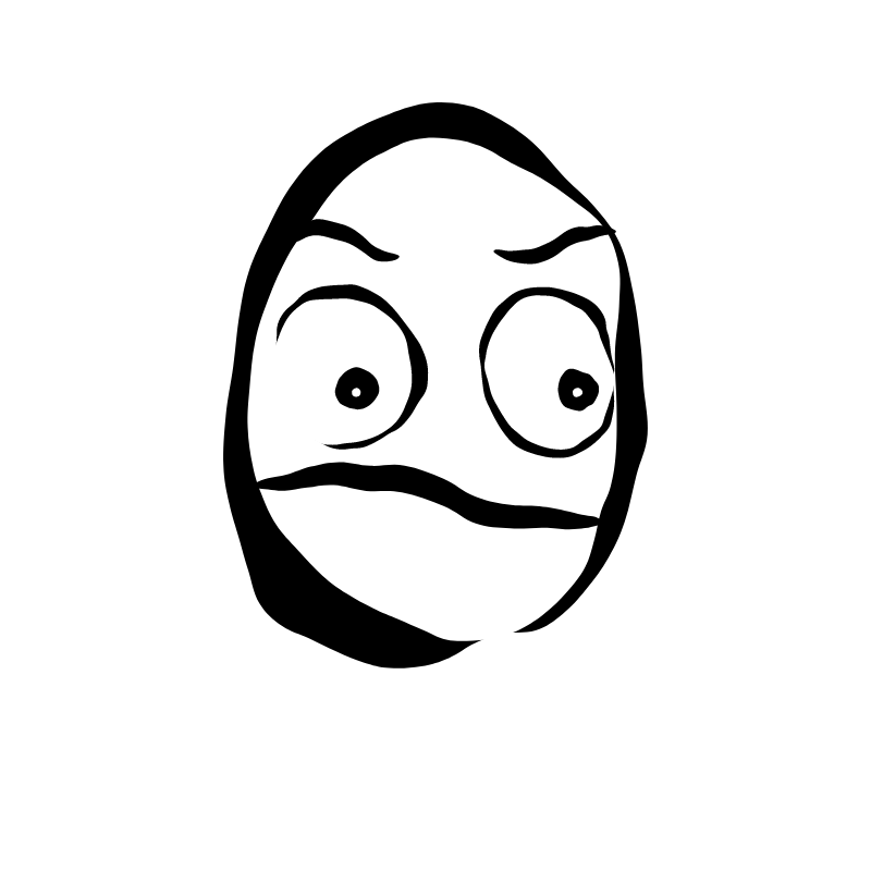 Ink Face Sketch #5 static token preview