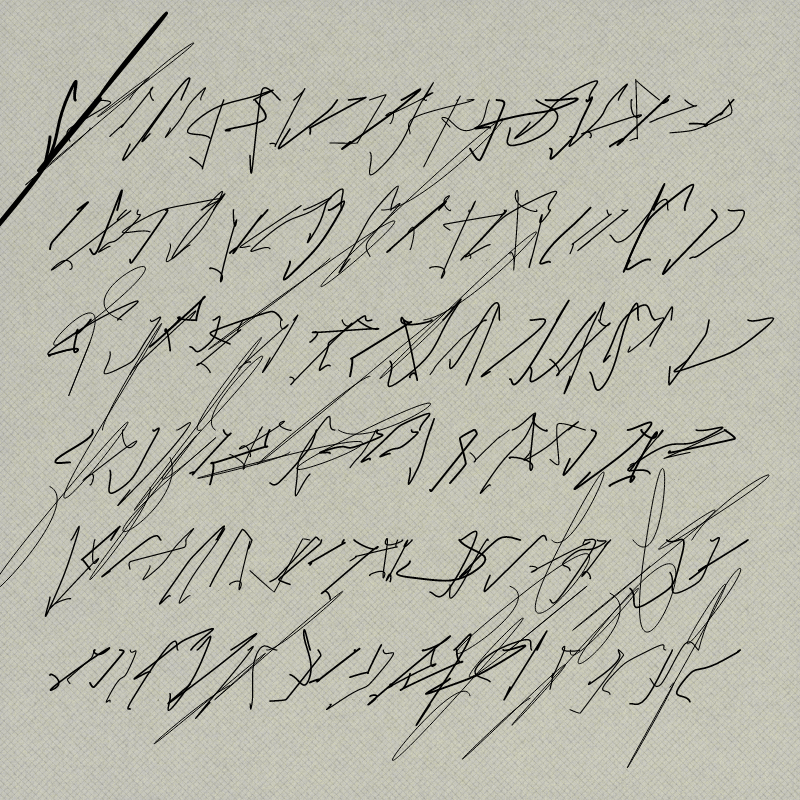 asemic #19 static token preview