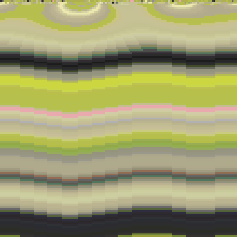 Descending Cellular Automata #23 static token preview