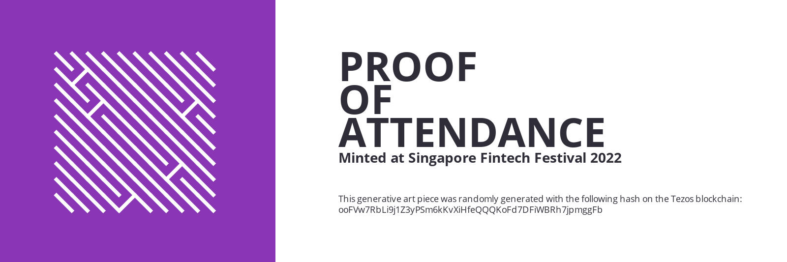 SFF2022 Proof of Attendance Token #1942 static token preview