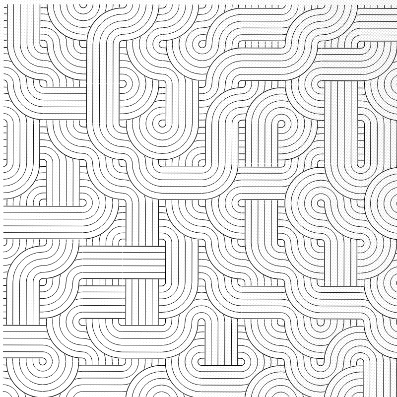 Dirty Interlaced Truchet Tiles #5 static token preview