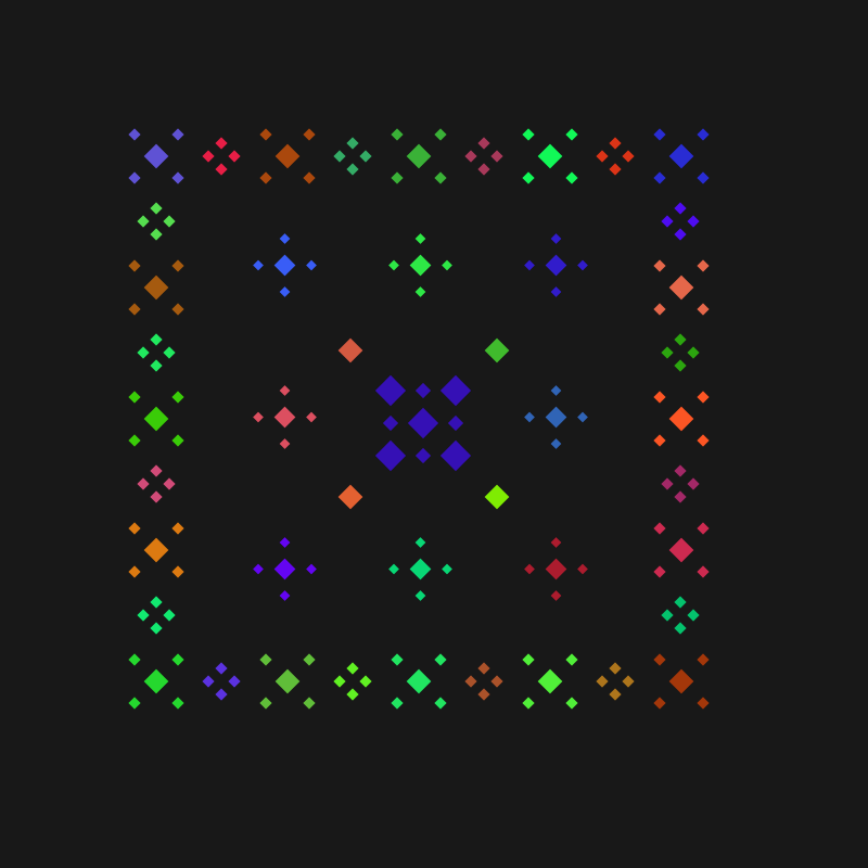 Rotated Squares #9 static token preview