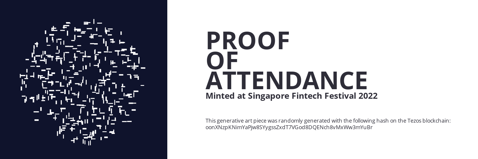 SFF2022 Proof of Attendance Token #1406 static token preview