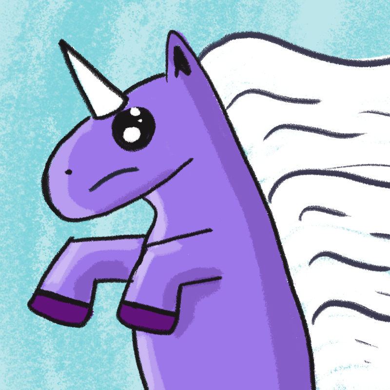 Peculiar unicornos #7 static token preview