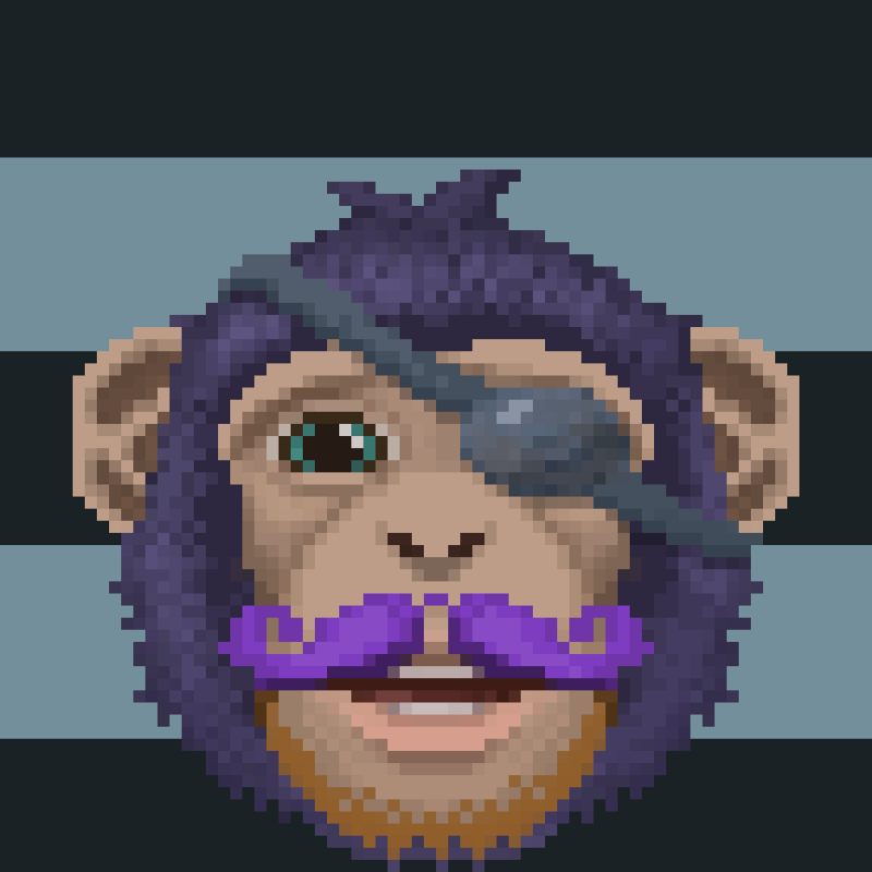 Monke head #12 static token preview