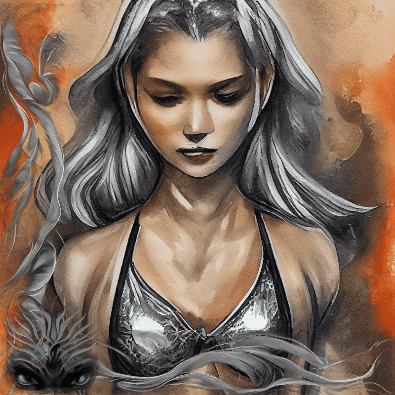 Cancer Girl #2 static token preview