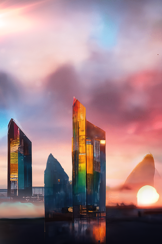 Prismatic Solitude #17 static token preview