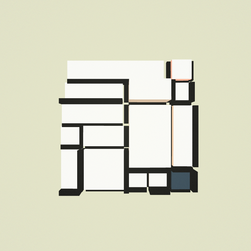 Mondrian3D #5 static token preview