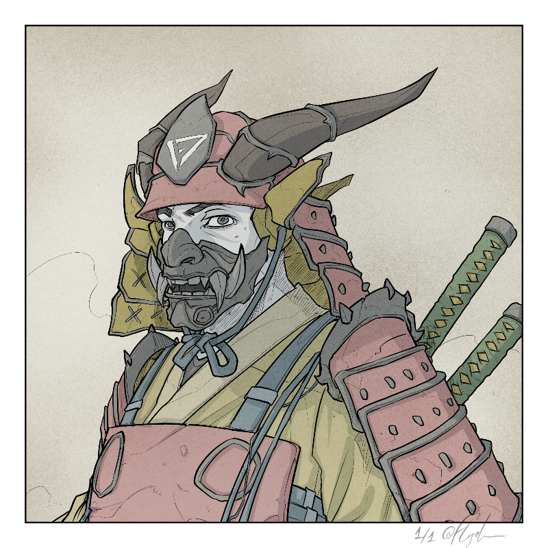 侍 (SAMURAI) #15 static token preview