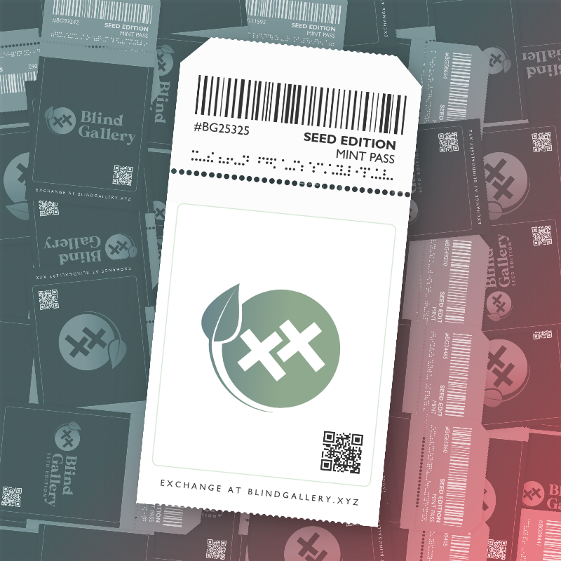 Blind Gallery Mint Pass (Seed Edition) #22 static token preview