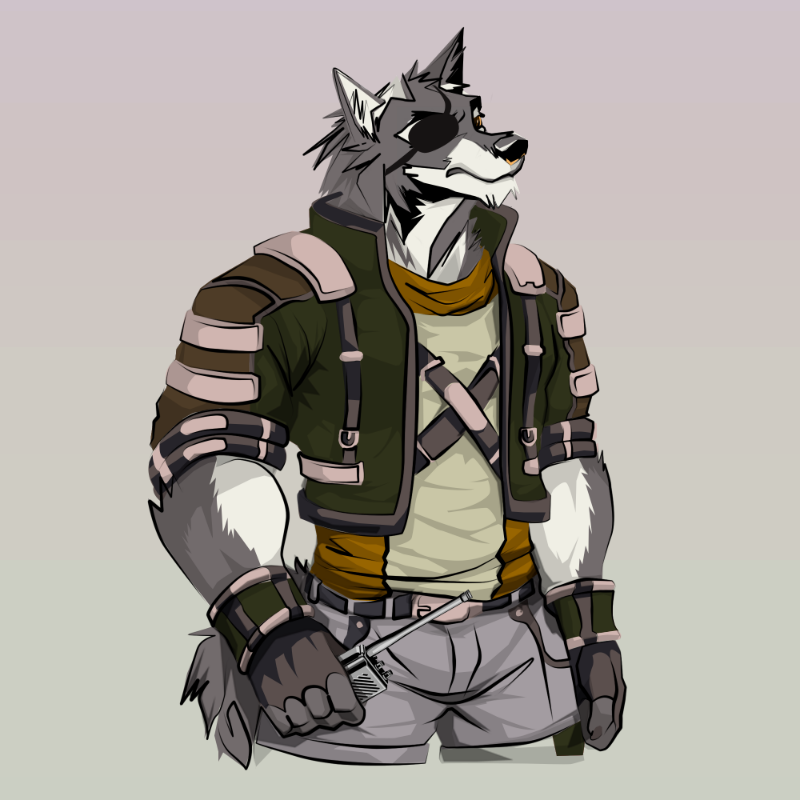 Wolf-soldier #6 static token preview
