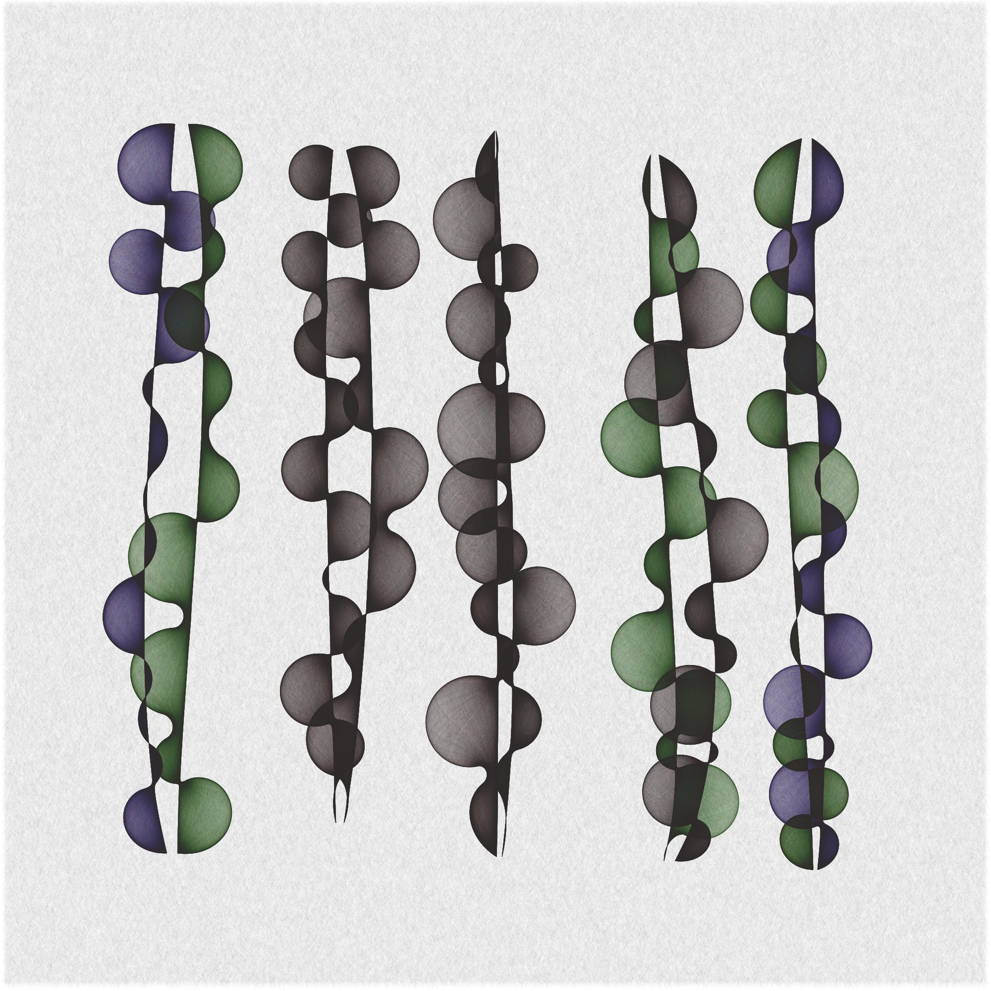 QuadTubes - Abstract Variations #18 static token preview