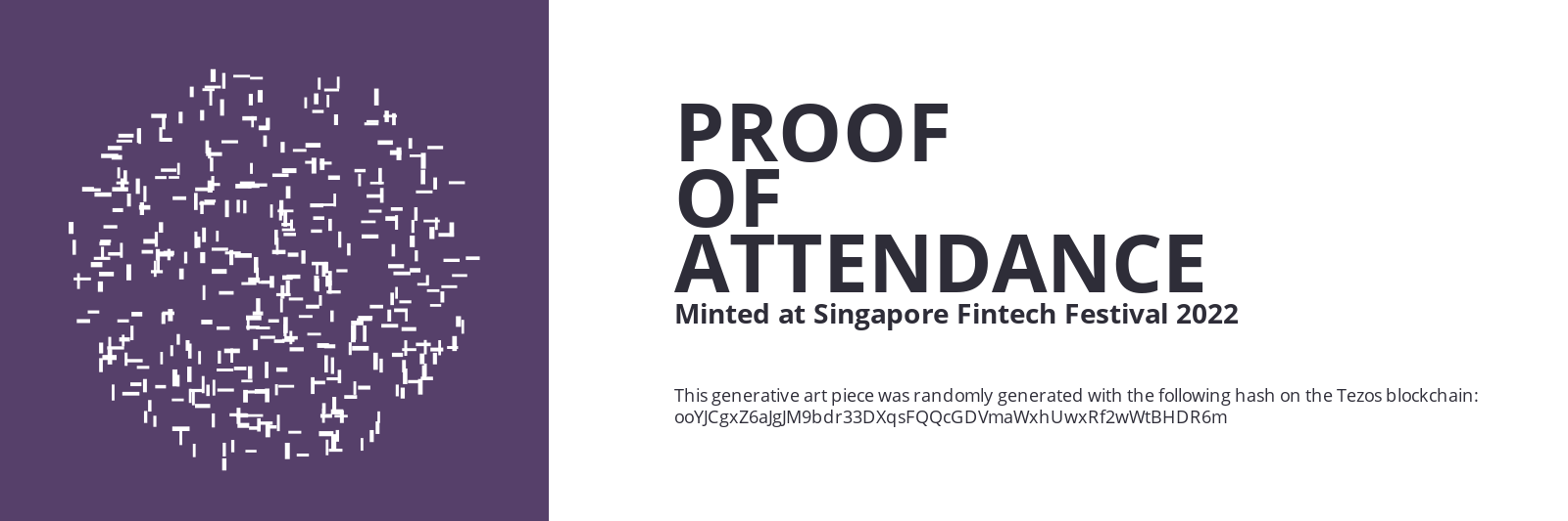 SFF2022 Proof of Attendance Token #1251 static token preview