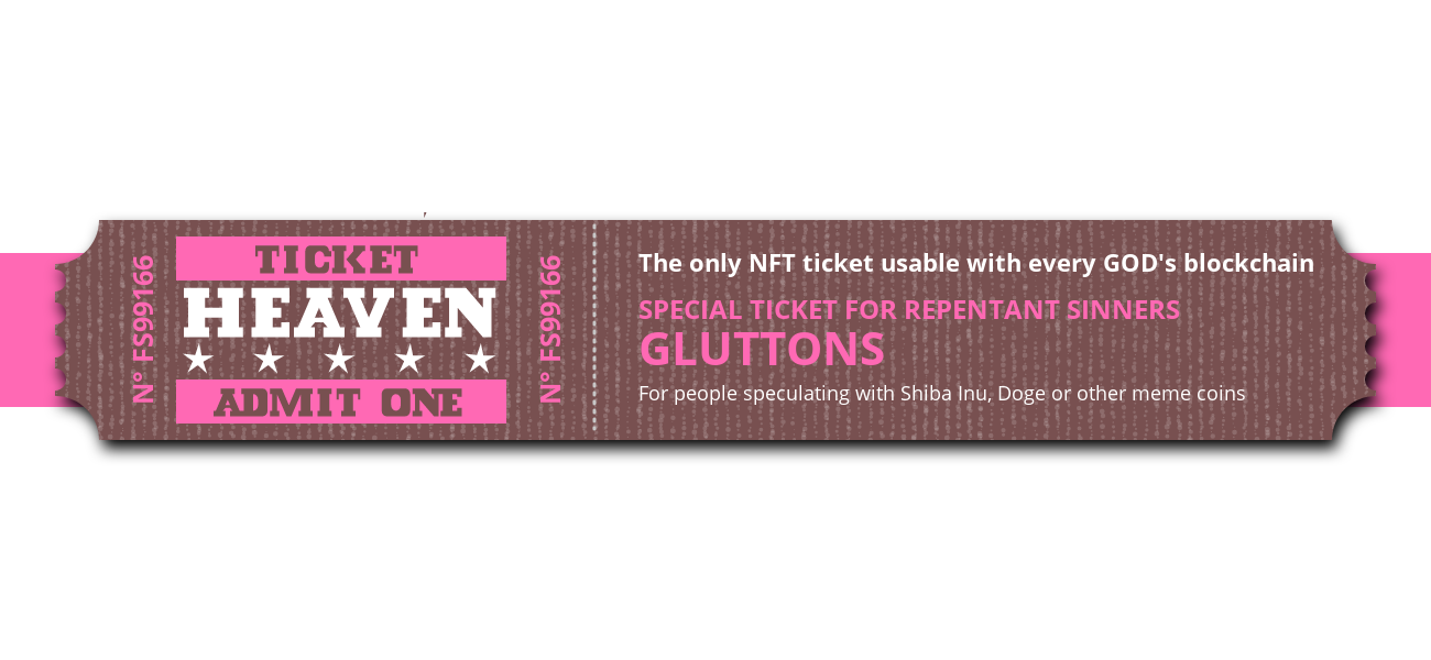 Ticket to Heaven #15 static token preview