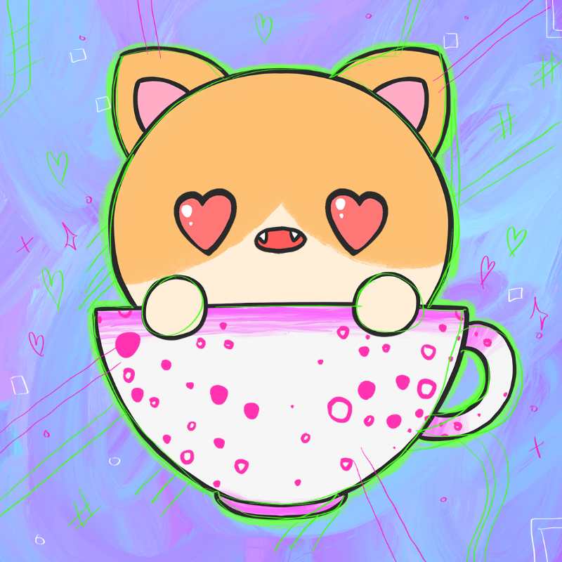 Cupkitties #4 static token preview